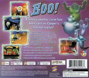 Casper - Friends Around the World (US) box cover back